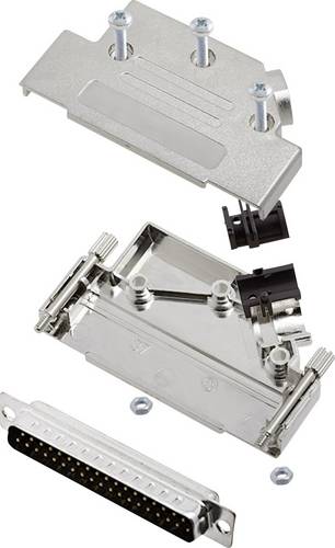 Encitech D45PK-M-37-DBP-K 6355-0009-04 D-SUB Stiftleisten-Set 45° Polzahl: 37 Lötkelch 1 Set