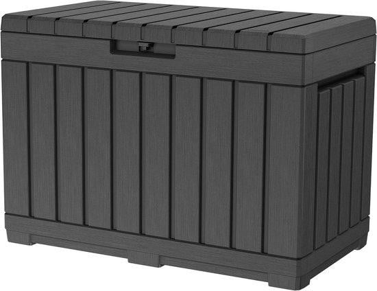 KOLL LIVING Tuinbox Opbergbox Antraciet - 190 Liter