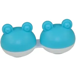 Kontaktlinsen Aufbewahrungsbehälter Box Frosch blau