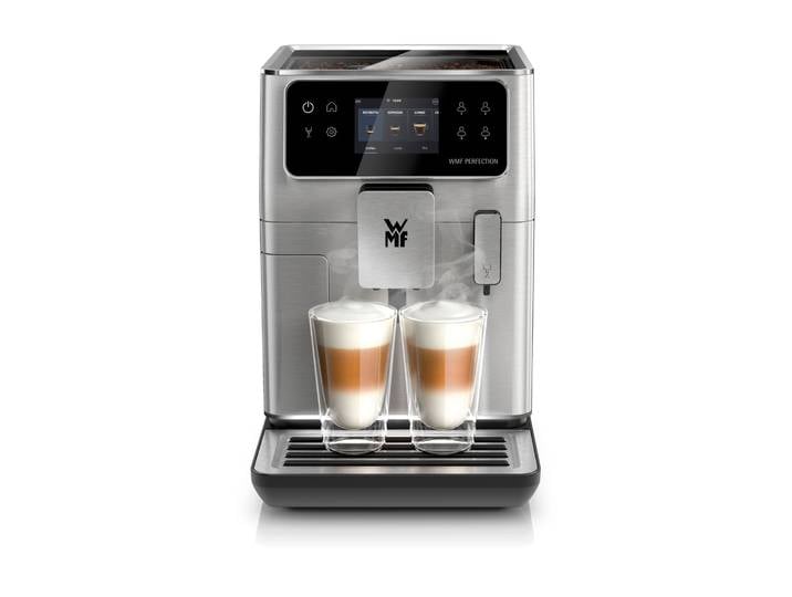 WMF Kaffeevollautomat Perfection 640 CP812D10 , schwarz (edelstahl, schwarz), B:25cm H:37,1cm T:41cm, Kaffeevollautomaten, besonders leise, hochwertiges Gehäuse, LED-Ambient-Light, Kaffeevollautomat