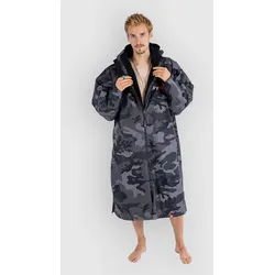 Dryrobe Advance Long Sleeve Surf Poncho black camo Gr. S