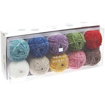 Ricorumi Set 10er 'Nilli Nilli rainbow', Farben: 001, 021, 004, 008, 023, 017, 013, 012, 019, 009
