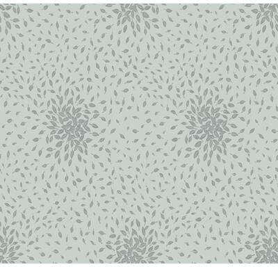 Antonina Vella Petite Leaves Spa & Silver Wallpaper