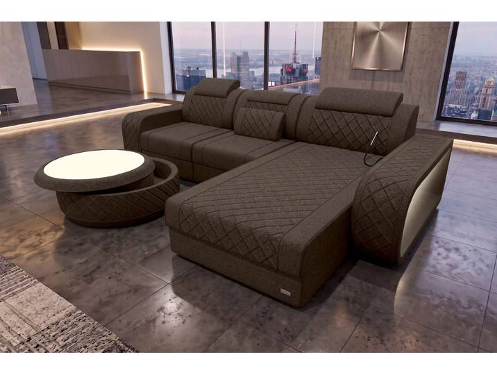 Ecksofa Berlin L Form Stoffsofa