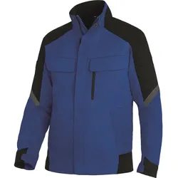 Arbeitsjacke "FRANK" - L - royalblau/schwarz