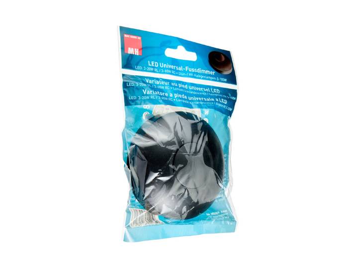 Max Hauri AG Universal-Fussdimmer Schwarz 100 W