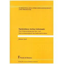 Nachrichten: hörbar informativ, Fachbücher von Heiner Apel