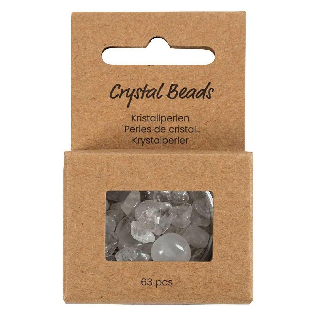 Creativ Company Perlen-Set Kristallperlen Transparent, 7-12 mm (632030)