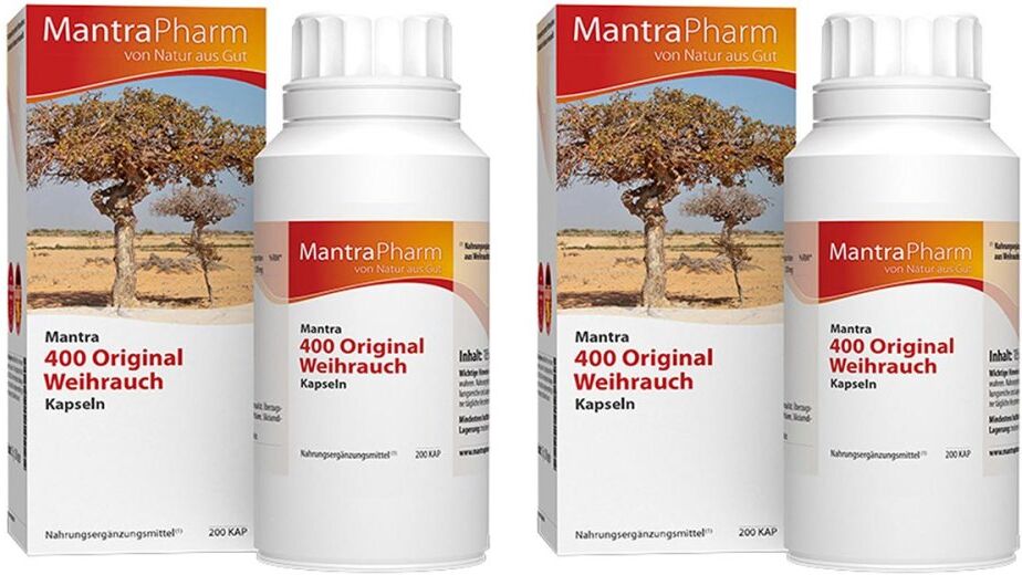 Mantra Pharm Mantra 400 Original Weihrauch Kapseln 2x200stk