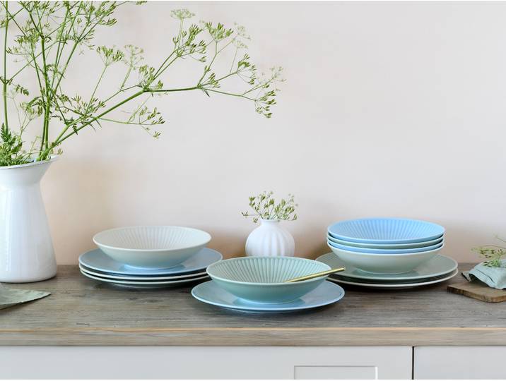 Tafelservice Valencia 12-teilig Multicolor/Multicolor