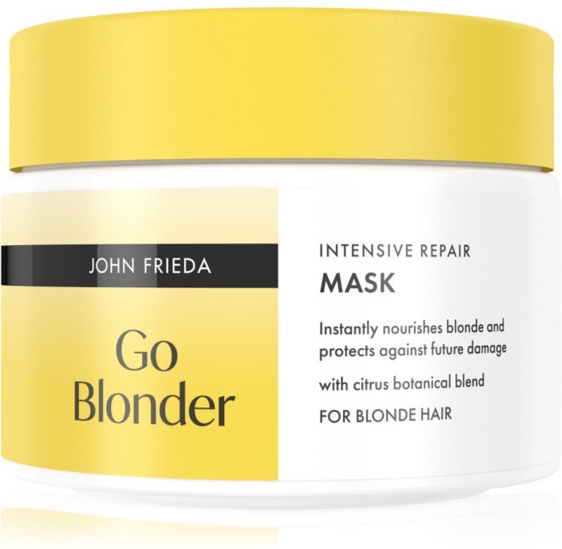 John Frieda Go Blonder Intensive Repair Mask masque régénérateur intense pour cheveux blonds 250 ml