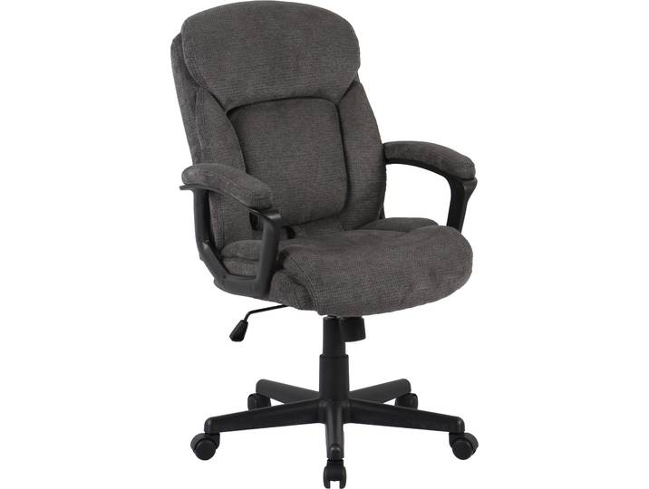 Chefsessel GOODPRODUCT Julia, Chefsessel , grau, B:62cm H:110cm T:62cm, Stühle, Chefsessel, komfortable Polsterung, viele ergonomischen Funktionen