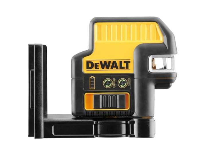 DeWalt - Laser Croix + 5 Points - XR 12V 2 Ah - Faisceau Vert - Embase Magnétique - +/- 3mm par 10m - Filetage 1/4” et 5/8” - 1 batterie - coffret TSTAK - DCE0825D1G-QW Noir/Jaune