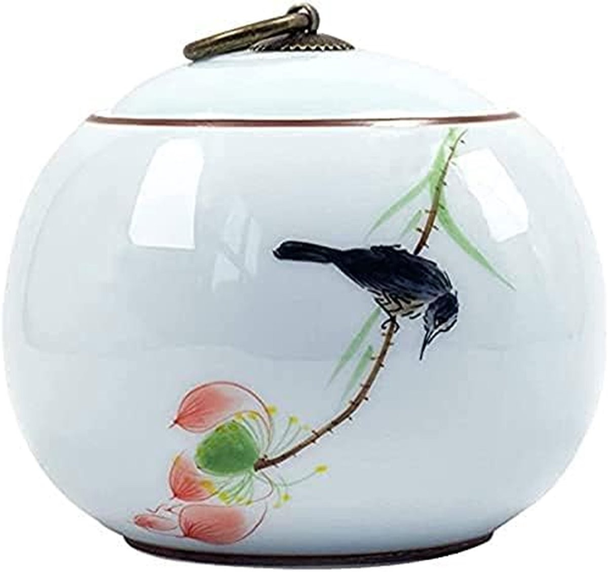 Decoratieve Keramische Urn voor een Mini Gedenkteken