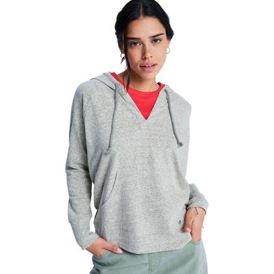 Hoodie ROXY "Destination Surf", Damen, Gr. M, grau (olivgrün), Obermaterial: 55% Baumwolle, 45% Polyester., Sweatshirts Hoodie