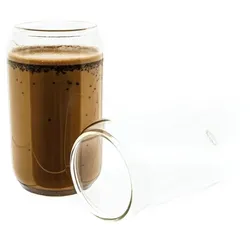 Mulex 4-Teilig 350 ml Premium Trinkgläser für Eiskaffee, Cocktails, Longdrinks