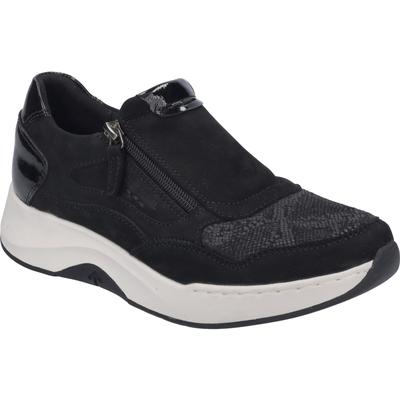 Sneaker JOSEF SEIBEL "Elli 03, schwarz", Damen, Gr. 39, schwarz, Obermaterial: 80% Rindsleder Leather cow. 20% Textilmaterial TEXMAT., Schuhe Sneaker
