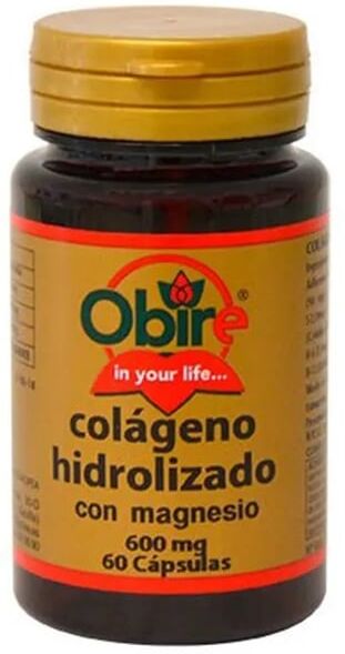 Obire COLÁGENO MARINHO HIDROLISADO E MAGNÉSIO 600MG 60 Caps