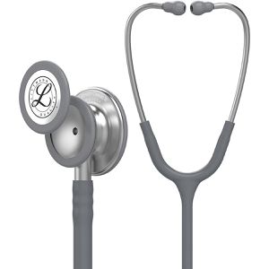Littmann Stethoskop Classic III Monitoring 5621 mit Doppelkopf, 69 cm Y-Schlauch, grau, Bruststück aus Edelstahl