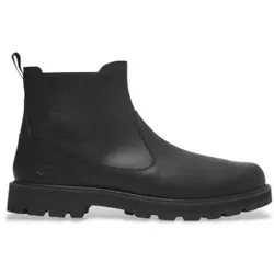 Timberland für Herren. TB0A6A4WW021 Chelsea-Boots aus Leder Britton Road schwarz (46), Wohnung, Keine, Lässig, Nachhaltig