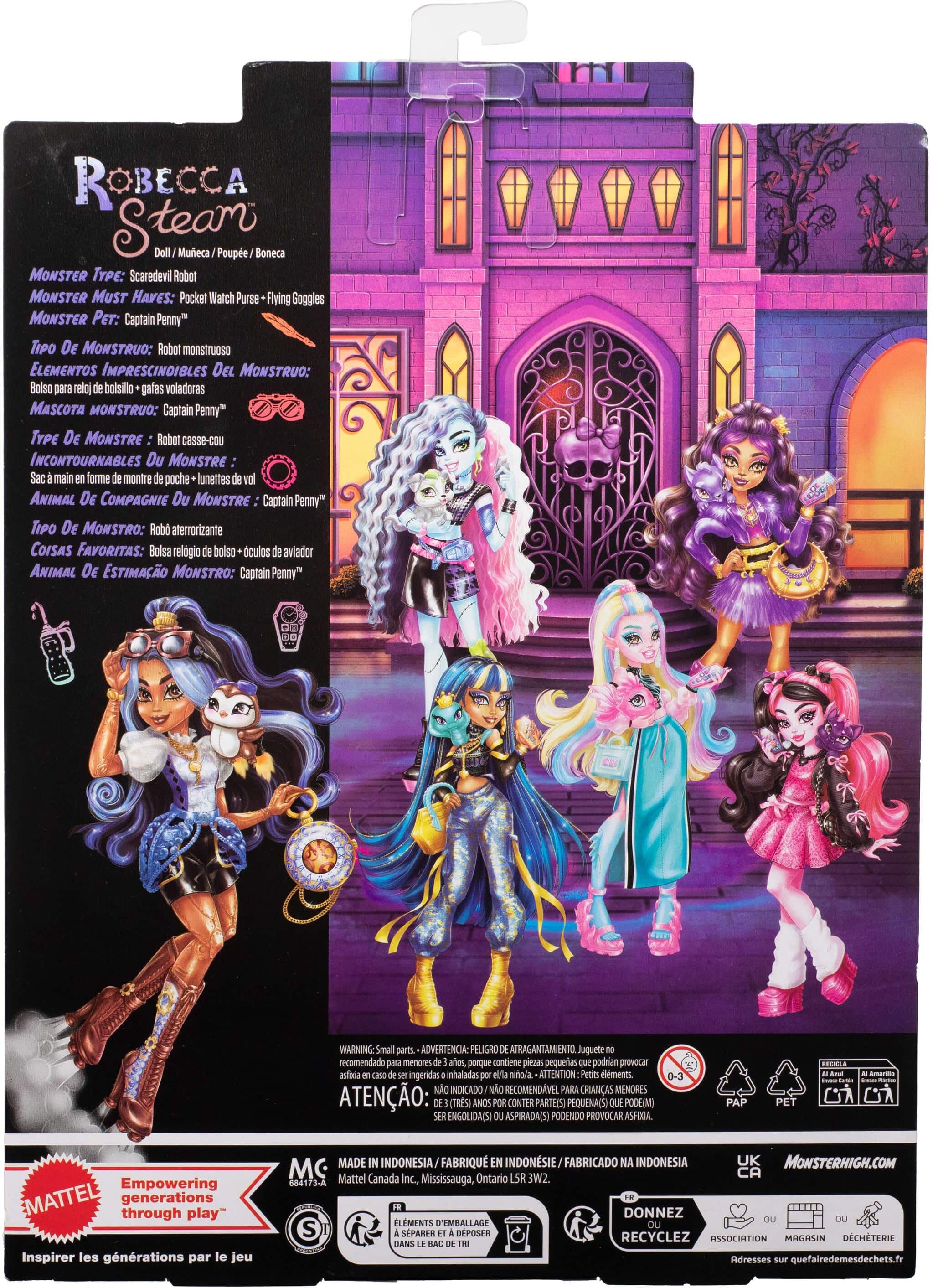 Monster High Core Robecca Steam Doll by Mattel for Kids 4+