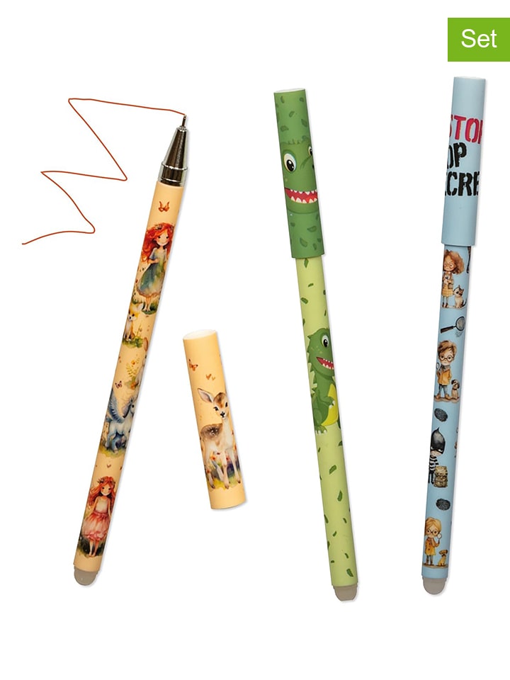 Lutz Mauder 3er-Set: Radierbare-Gelstifte - ab 3 Jahren - onesize
