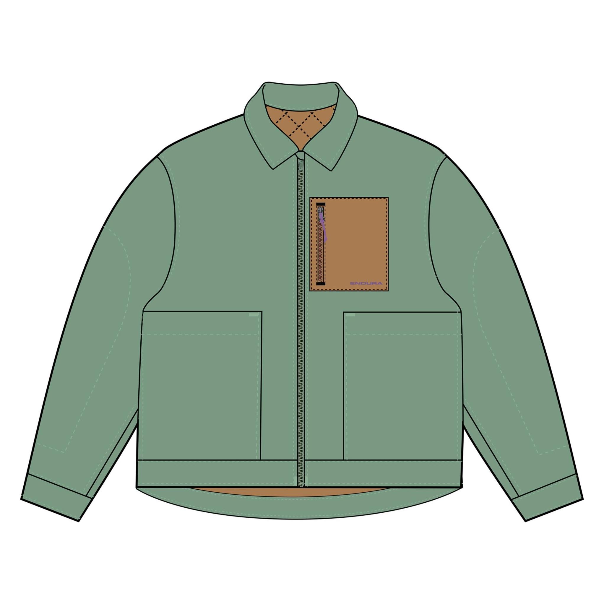 Endura Forty1Thirty Coach Jacke (XL) (R-E9199LGR)