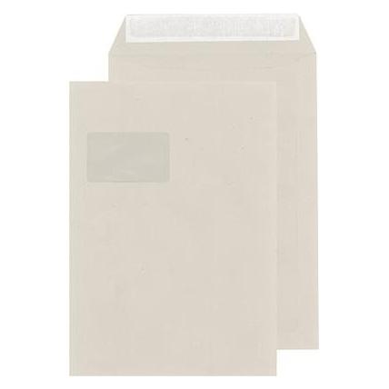 Mailmedia Versandtasche C4, Recycling grau, mit Fenster (250 Stk.) (30003817)