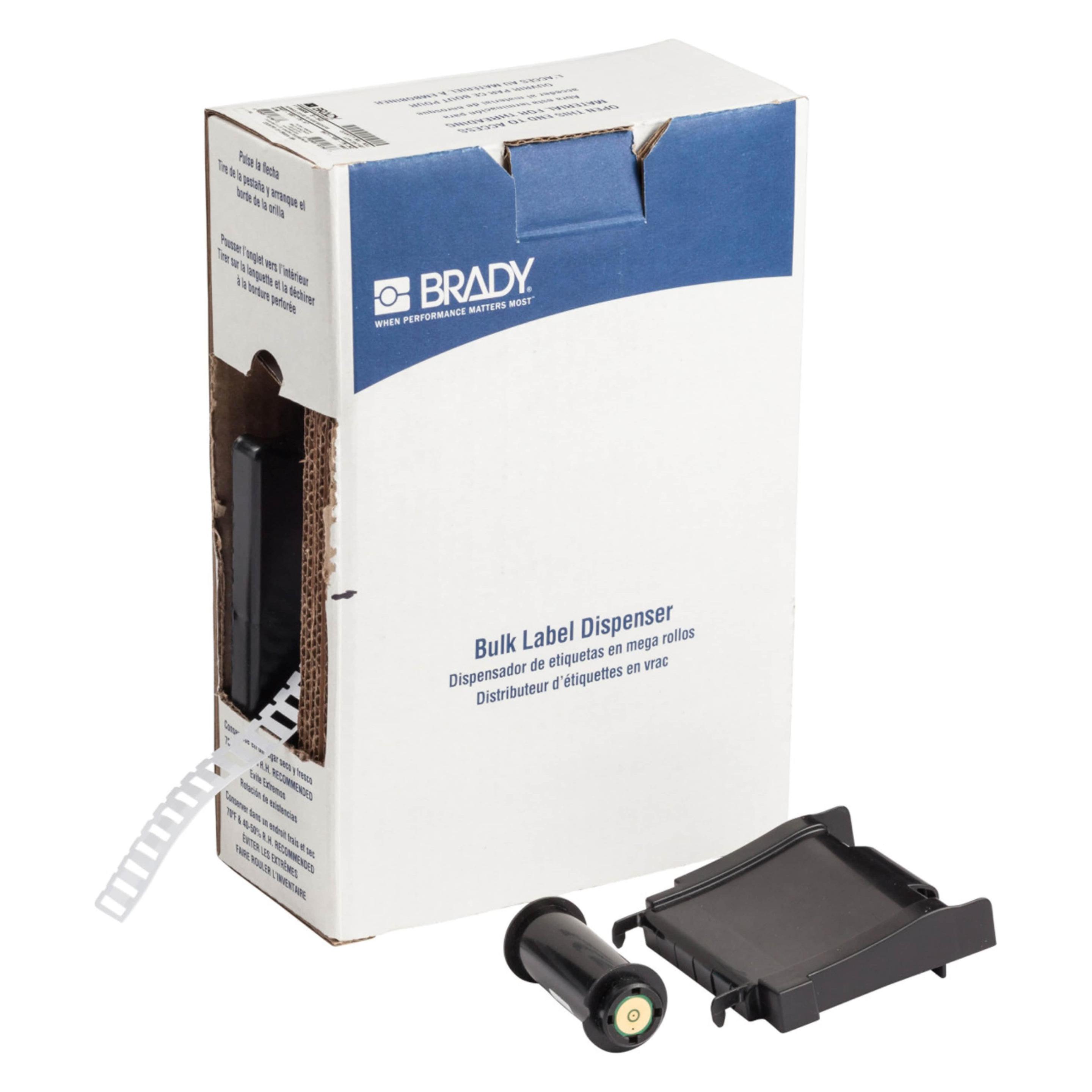 Brady BM-30x4.4-7696-WT, Durasleeve(R) Drahtmarkierereinschübe, PVC-Einschübe, Weiss, glänzend, 30. (30 mm) (BM-30X4.4-7696-WT)