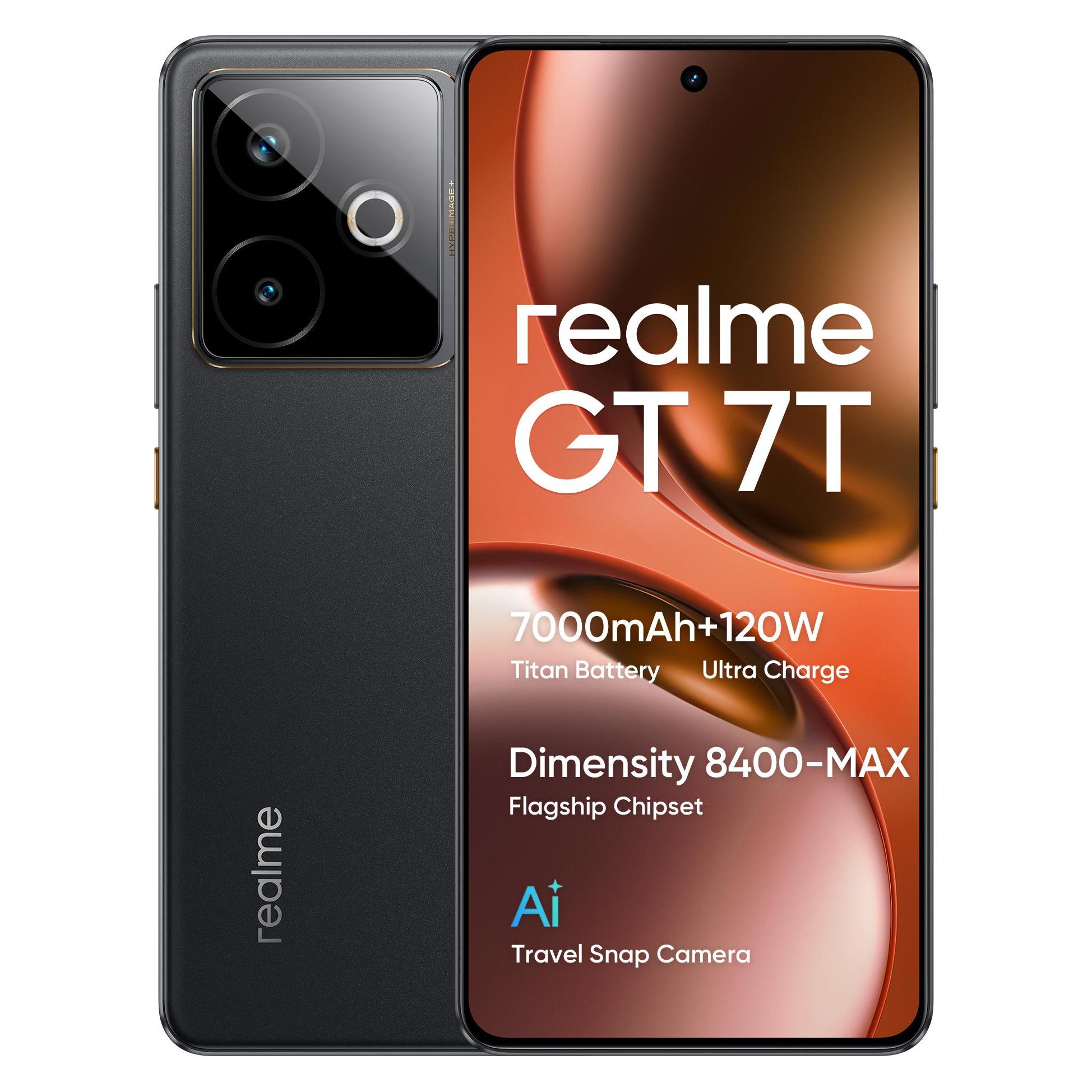 realme GT 7T (256 GB, IceSense Black, 6.80", Dual SIM, 5G) (null)