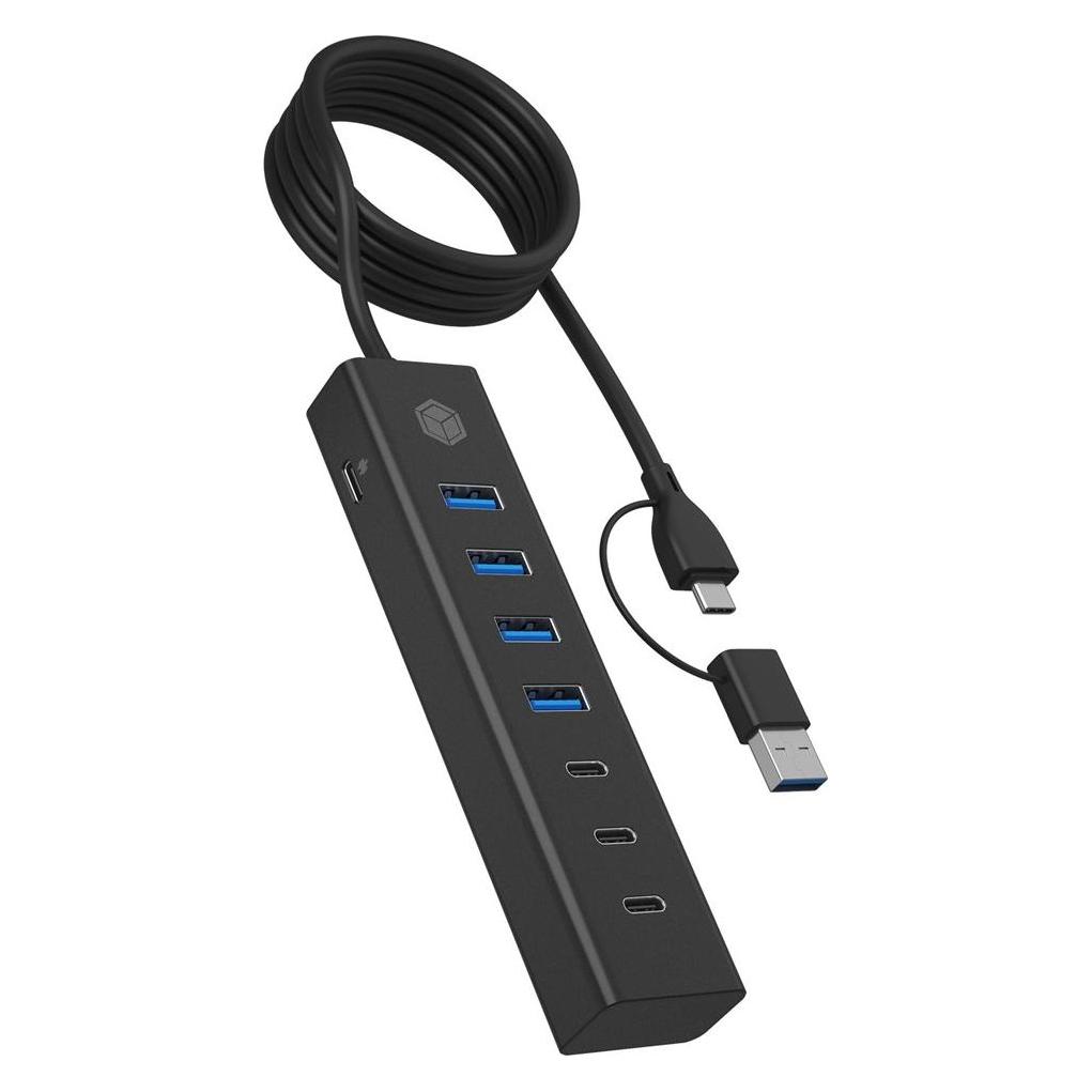 Icy Box IB-HUB1737-C3 (USB-C, 7 Ports) (IB-HUB1737-C3)