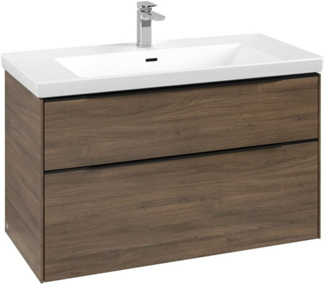 V&B; Meuble sous-lavabo Subway 3.0 97,3x57,6x47,8cm, m LE/Gr vo b, Ariz. Oa ; Villeroy & Boch (C570L1VH)