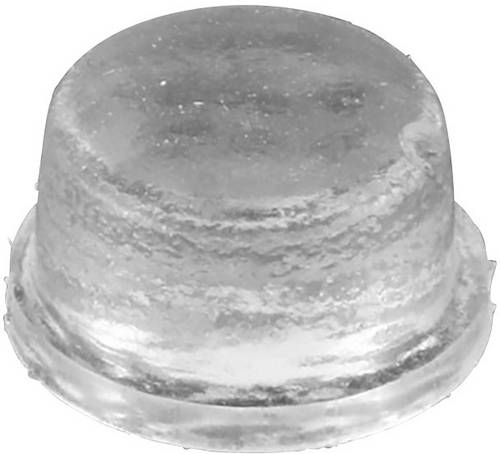 Gerätefuß rutschhemmend, selbstklebend, rund Transparent (Ø x H) 9.5mm x 3.2mm