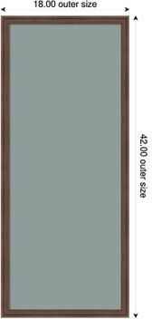 Amanti Art Pale Blue Fabric Pinboard, Florence Framed Bulletin Board for Wall Organization