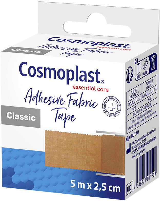 Cosmoplast Rotolo di nastro adesivo universale intrecciato 5 x 2,5 cm