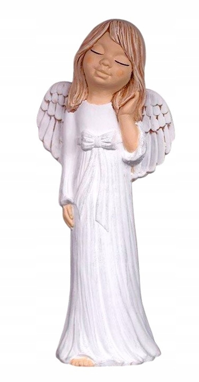 Merloos Engel Figuur Milena Strik 37 cm - Decoratief Figuur