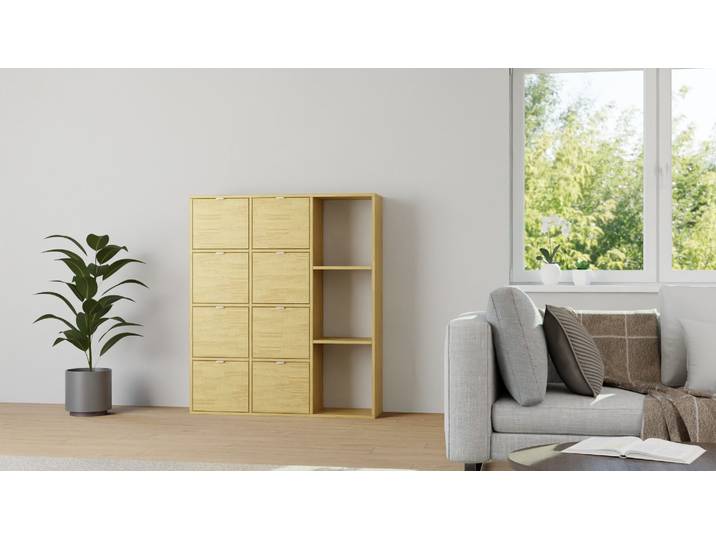 Armoire à pharmacie en chêne Chêne Naturel huilé