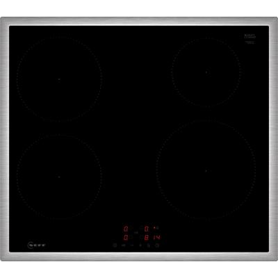 NEFF Induktions-Kochfeld "T46SBE1L0", grau (silberfarben), B:58,3cm H:5,5cm T:51,3cm, Kochfelder, Einfache Touch-Bedienung & Powerstufe für schnelle Hitze