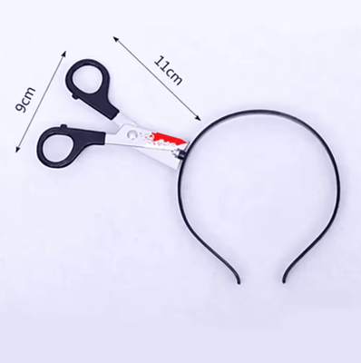 Inspire Curations Fake Bloody Weapon Headband Halloween Headband Horror Costume Accessory For Parties & Cosplay r