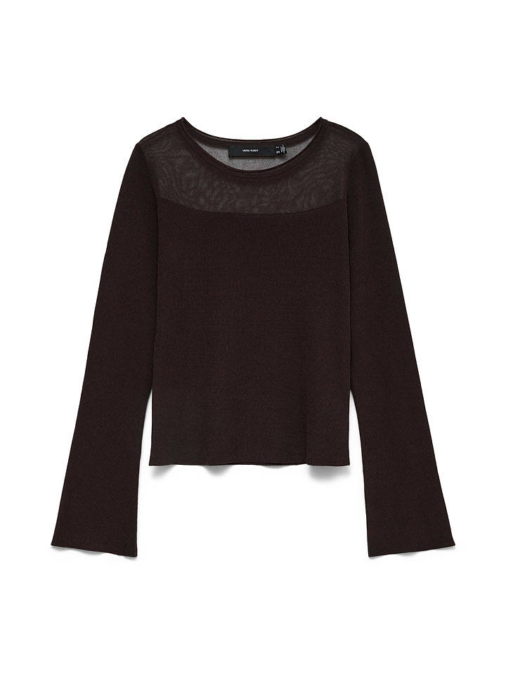 Vero Moda Pullover in Dunkelbraun - S