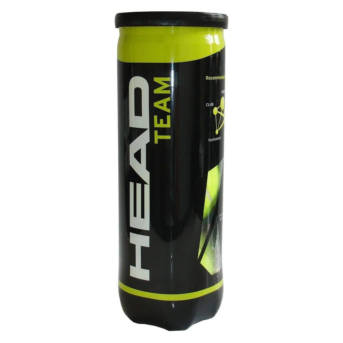 Kubi Sport Kubisport Piłki Piłeczki Tenisowe Do Tenisa Ziemnego Zestaw Solidne HEAD Team 3 szt. (76177537)
