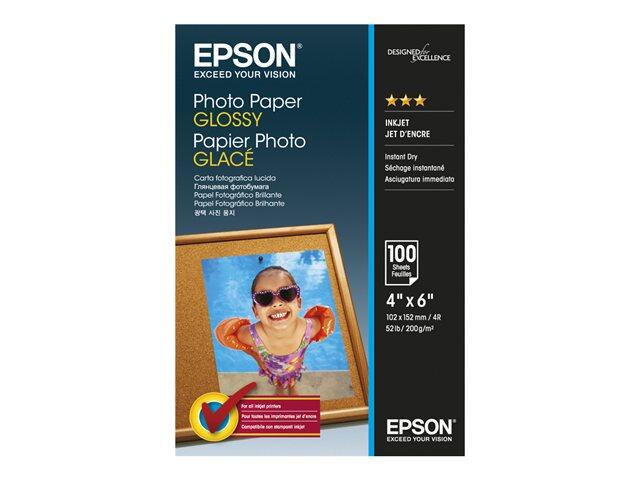Epson - Fotopapier, glänzend - 102 x 152 mm - 200 g/m2 - 100 Blatt C13S042548