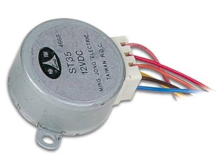 Velleman STAPPENMOTOR 12VDC 60mA (HOEK 7.5° / 85 STAPPEN)