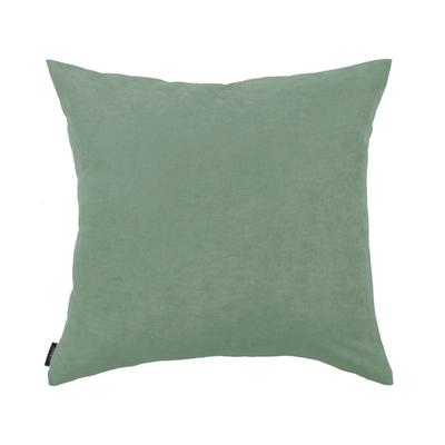 Dekokissen HOMING "Monaco" Gr. 2, grün (grün, unifarben), B:40cm L:40cm, Polyester, Dekokissen_Sitzkissen_Kissenhüllen, Pflegeleicht