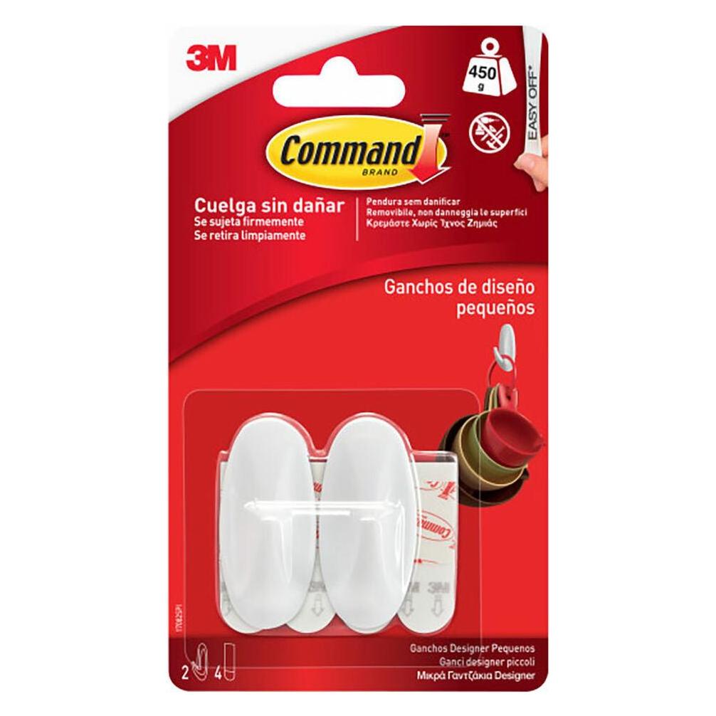 3M Command Kleine Design-Haken zum Aufhängen ohne (58201817)