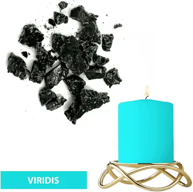Inspire Picks 25 Color Candle Wax Dye Set 5g Candle Color Blocks For Soy Wax, Beeswax & DIY Candle Making viridis
