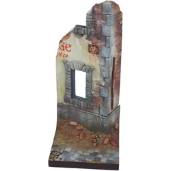 Wittmax Scenics Diorama Bases Ruined Street Corner 7x7x16
