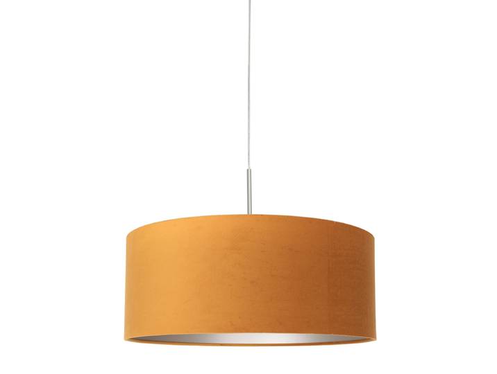 Suspension - or - Sparkled Light - métal textile velours tissu - Ø 50cm - E27 - 8150ST - Steinhauer