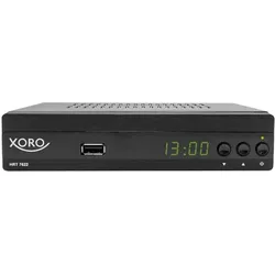 Xoro HRT 7622NP Set-Top-Box TV Ethernet (RJ-45), Terrestrisch Full HD Schwarz (DVB-T, DVB-T2), TV Receiver, Schwarz