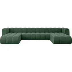 WOHNLANDSCHAFT modulares Sofa Joren-U2 - 410x177x70 cm Grün